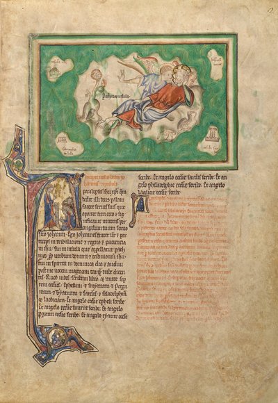 Saint John på Patmos af Unbekannt Unbekannt